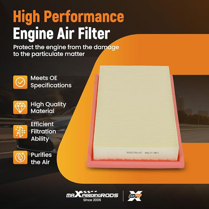 maXpeedingrods CA11759 LX3811 Engine Air Filter Fit - Image 7