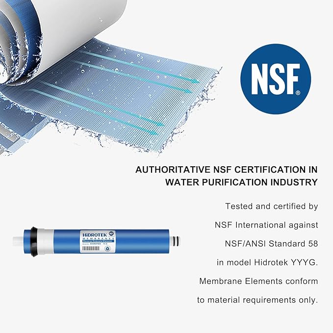 Geekpure Reverse Osmosis RO Membrane 50 GPD -NSF Certificated-Water Filter - Image 2