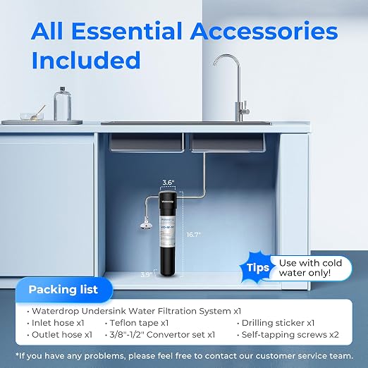 Waterdrop UA-5Y   Under Sink Water Filter System, Ultra Long Life - Image 8
