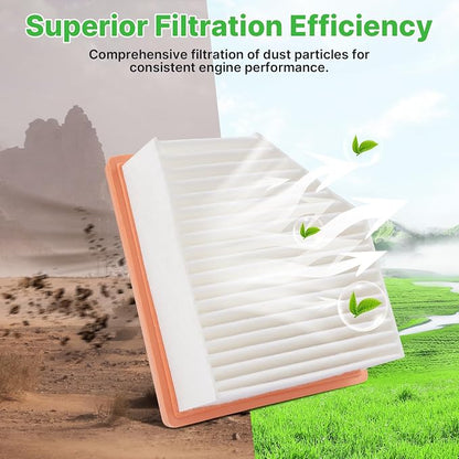 2PCS Engine Air Filter Fit for Nissan Rogue 2021 2022 2023 2024 2025 2026 2.5L - Image 2