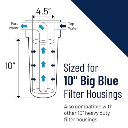 Pentair Pentek WP.5BB97P Big Blue Sediment Water Filter, Whole House - Image 3