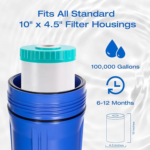 H&G Lifestyles 10" x 4.5 Iron Water Filter - Image 4