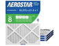 Aerostar 16.375x21.5x1 MERV 8 Air Filter, ACTUAL SIZE, Air Conditioning & by AirFiltersDelivered