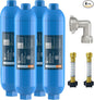 CRYSTALA RV/Camper Water Filter, Inline Water Filter Effectively Reduces Bad by CrystalaFilters