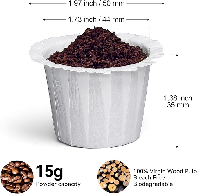 200 Count Fanativita K Cup Coffee Filters Disposable - Image 3