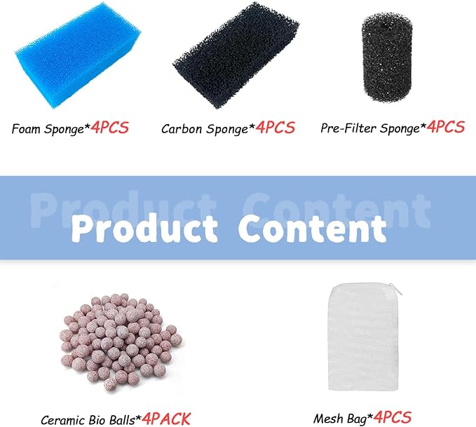 SHIGATSU 4 Set Replacement Aquarium Maintenance Kit - Image 6