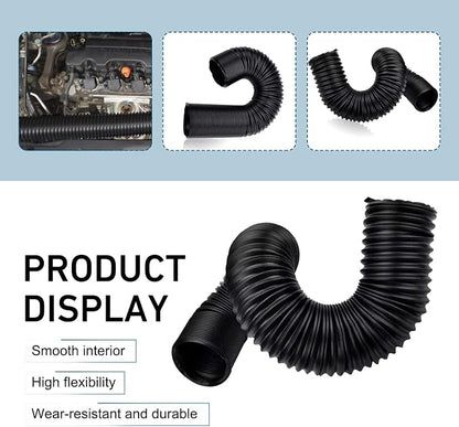 Car Air Intake Pipe, 2.9" Leak-proof Bendable Feed Expansion Hose - Image 4