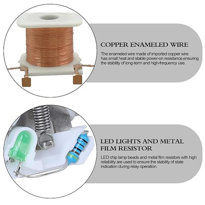 Electromagnetic Power Relay, 14-Pin 5 AMP 12V AC Relay Coil - Image 4