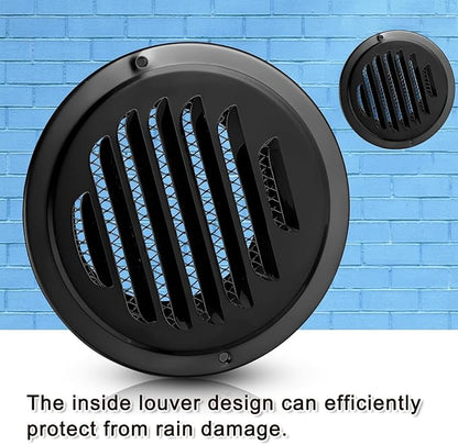 Zonon 24 Pcs Stainless Steel Soffit Vents 4 Inch Round Dryer Vent Cover - Image 5