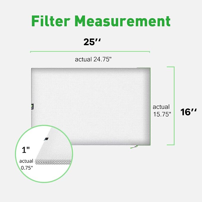 Reair 16x25x1 Air filter, Washable and Reusable Air Filter 16x25x1 - Image 6