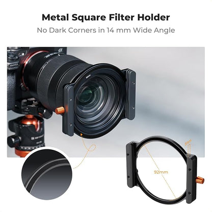 K&F CONCEPT 100mm Square ND1000 Filter +150mm Soft GND8 Filter + Metal Holder + - Image 5