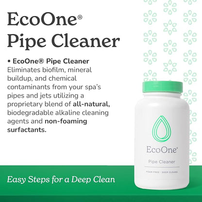 Pipe Cleaner by EcoOne | All-Natural Spa & Hot Tub Pipe and Jet Cleaner | Hot - Image 2