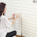 JOLOV 10 PCS3D Wall Panels Peel and Stick - PE Foam DIY Self Adhesive, Waterproof, Perfect for Interior Wall Decor in Bedroom & Living Room (10)