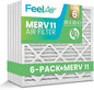 20x20x1 Air Filter – 6 Pack, MERV 11 Pleated HVAC & Furnace Filter, by Feelair