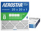 Aerostar 20x20x1 MERV 8 Air Filter, ACTUAL SIZE, Air Conditioning & Furnace by AirFiltersDelivered