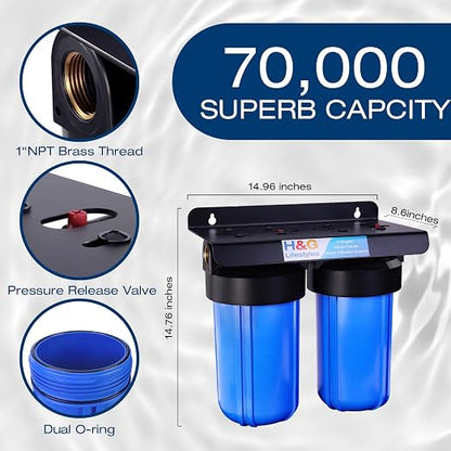H&G Lifestyles Whole House Water Filter System, Iron Filter - Image 5