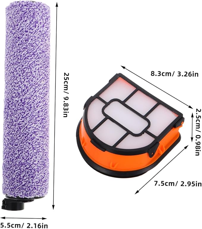 VALICLUD Shark Floor Scrubber Accessory Replacement Filter Brush Roller - Image 2