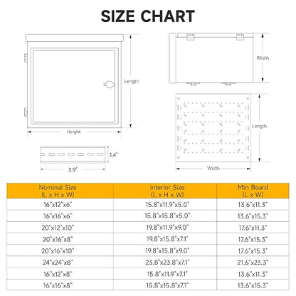 Steel Electrical Box, IP67 Waterproof & Rust-Resistant, Outdoor/Indoor - Image 6