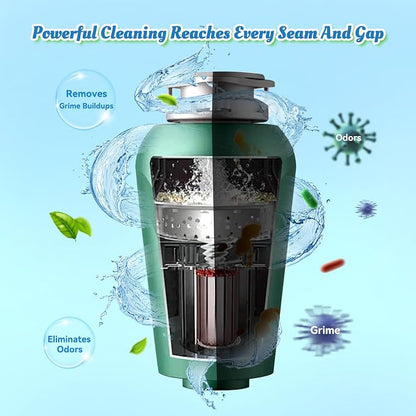 Garbage Disposal Cleaner Deodorizer Tablets-48 Pack Deep Cleaning Disposer - Image 4