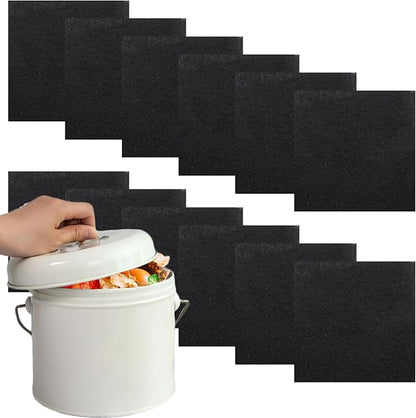 Biaungdo 12 Pack 5 Inch Sqaure Charcoal Filter Replacements by Biaungdo