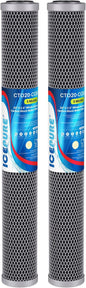 ICEPURE 20" x 2.5" Whole House Water Filter Upgraded Coconut Shell Activated by ICEPURE