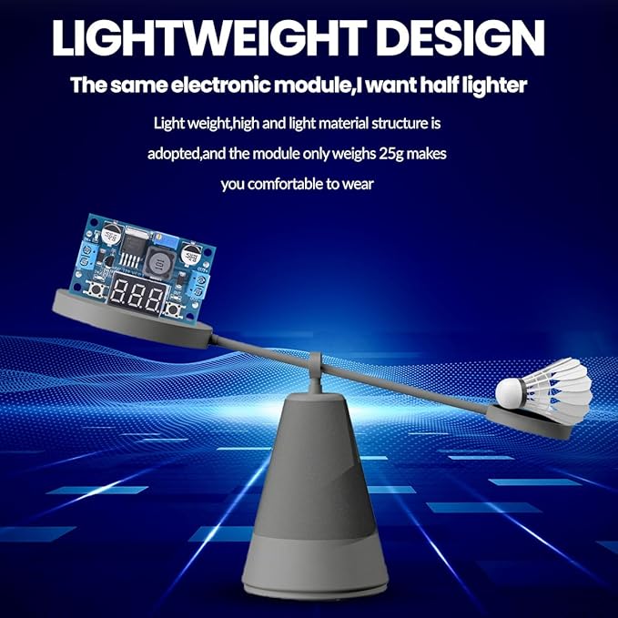 Seloky LM2596 Adjustable DC-DC Step-Down Buck Converter Module with LED Voltmeter Display, Voltage Regulator 4.0-40V Input to 1.25-37V Output Power Supply Module (Pack of 3)