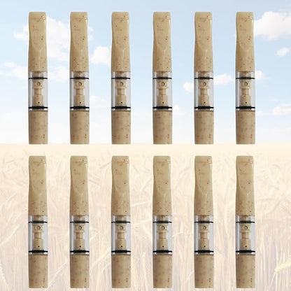 Cigarette Filters Wheat Straw 12pcs Cigarette Holder Reusable Clean Tar Tobacco by CaLeQiEverydayLifeAssistant