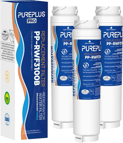 PUREPLUS 9000194412 NSF 53&42 Certified Refrigerator Water Filter Replacement by PUREPLUS