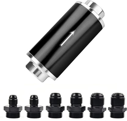 EVIL ENERGY Inline Fuel Filter 100 Micron by EVILENERGY
