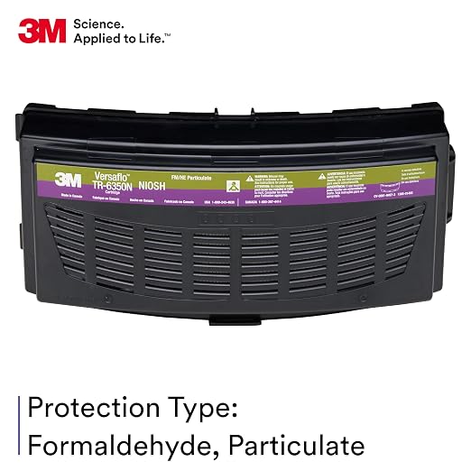 3M Versaflo Formaldehyde/HEPA Cartridge TR-6350N, NIOSH Approved, - Image 3