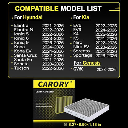 Cabin Air Filter w/Activated Carbon - Image 2