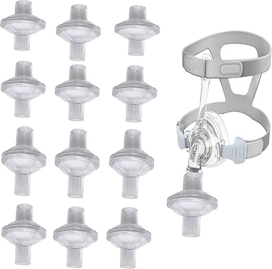 12 Packs Universal Filters Fit in-Line Filter, Filtered Air Connector Compatible by HILLDI