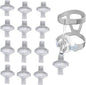 12 Packs Universal Filters Fit in-Line Filter, Filtered Air Connector Compatible by HILLDI