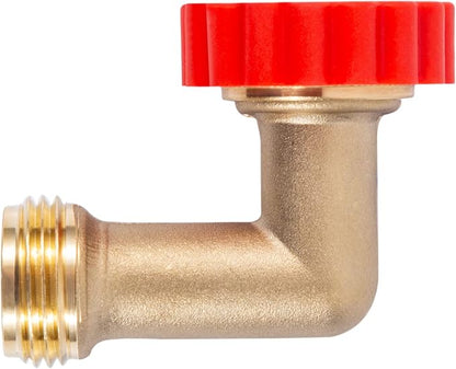 Lead-Free Brass 90 Degree Hose Saver, 90°Hose Elbow Fitting Quick Swivel - Image 9