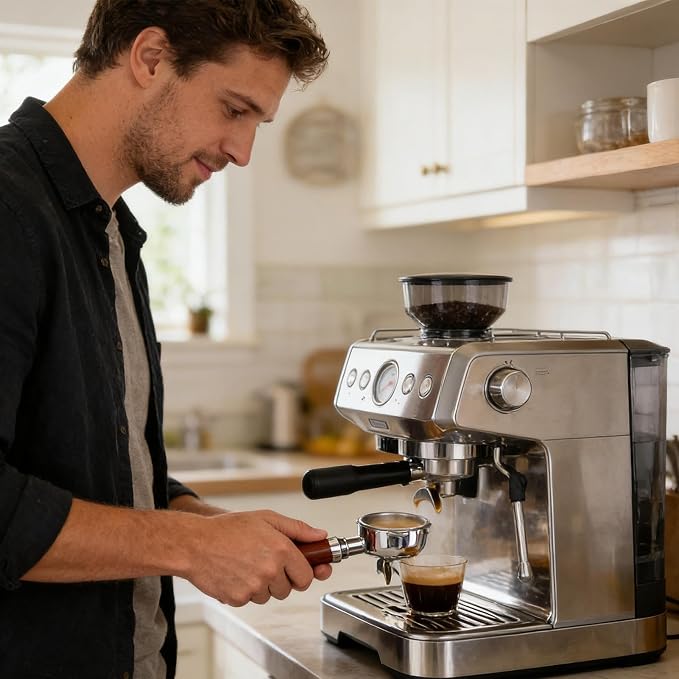 58mm Portafilter Basket, Even Extraction Design, 304 Stainless Steel, Coffee - Image 3