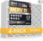 BNX TruFilter 20x24x2 Air Filter MERV 11 by BNX