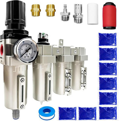 Upgraded 3/4" NPT Heavy Duty Industrial Grade 4 Stage Air Drying System by Unknown
