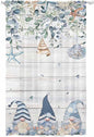 Sheer Curtains 84 Inches Long, Coastal Eucalyptus Leaf Semi Sheer Curtains by Unknown