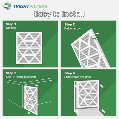 12x12x1 Air Filter 6 Pack, Durable MERV 8 Pleated Home HVAC AC Furnace Filters - Image 8