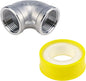 1Pc 304 Stainless Steel 90 Degree Elbow 1" NPT Female x 1" NPT Female Threaded by SSYDIEN