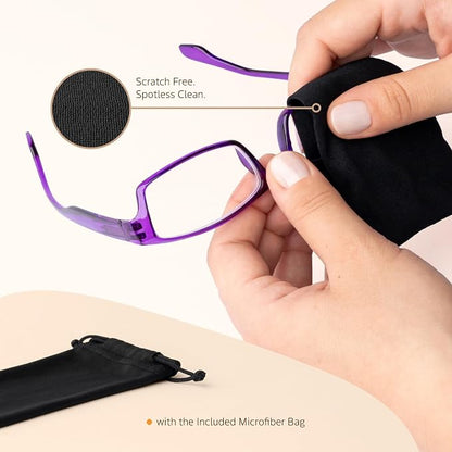 TruVision Readers Reading Glasses, Comfort Spring Hinges - Image 4