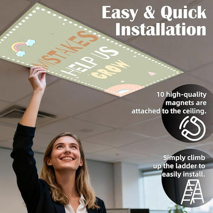 4 Pcs Fluorescent Light Covers - Image 3