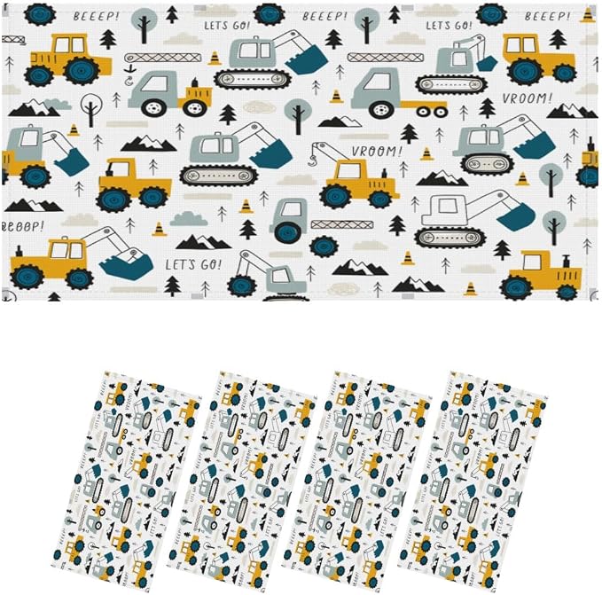 4 Pcs Fluorescent Light Covers for Ceiling Lights Construction Vehicle by Unknown