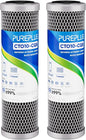 1 Micron 2.5"" x 10"" Whole House CTO Carbon Water Filter Cartridge Replacement by PUREPLUS