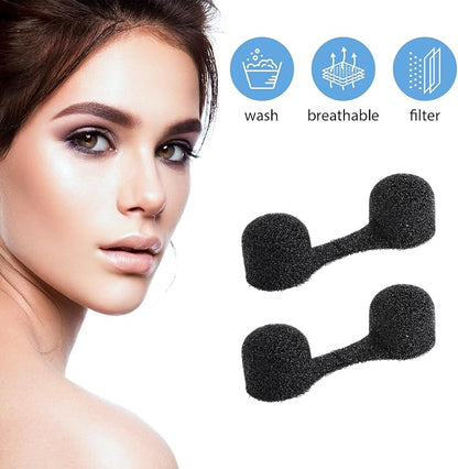 200 Pieces Nose Plug Filter Disposable Nose Dust Filters Bulk Sponge Nostril - Image 4