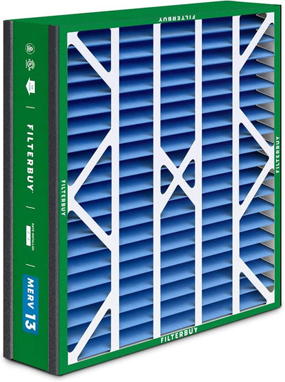Filterbuy 20x20x5 Air Filter MERV 13 Optimal Smoke & Allergy Defense, - Image 8