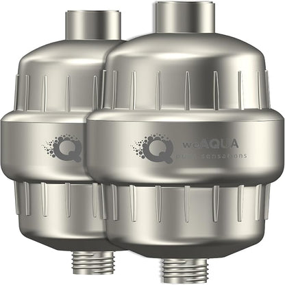 weAQUA Heavy Duty Shower Filter Family 2 PACK – 99% Removal by weAQUA
