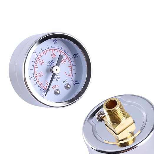 1/4 Inch NPT Compressed Air Filter Regulator Lubricator Combo, Water Oil Trap - Image 5