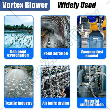 Vortex Ring Regenerative Blower, Single Phase High-Pressure Industrial Vacuum - Image 5