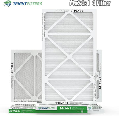 14x24x1 Air Filter 4 Pack, MERV 8 Pleated Dust Defense Air Filters Replacement - Image 9